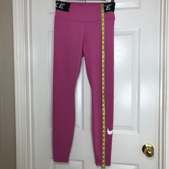 Nike Dri-Fit Women’s The One Legging  Mid Rise Pink Purple Size M - Picture 11 of 14